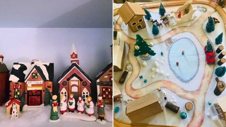 30 Christmas Village Display Ideas DIY